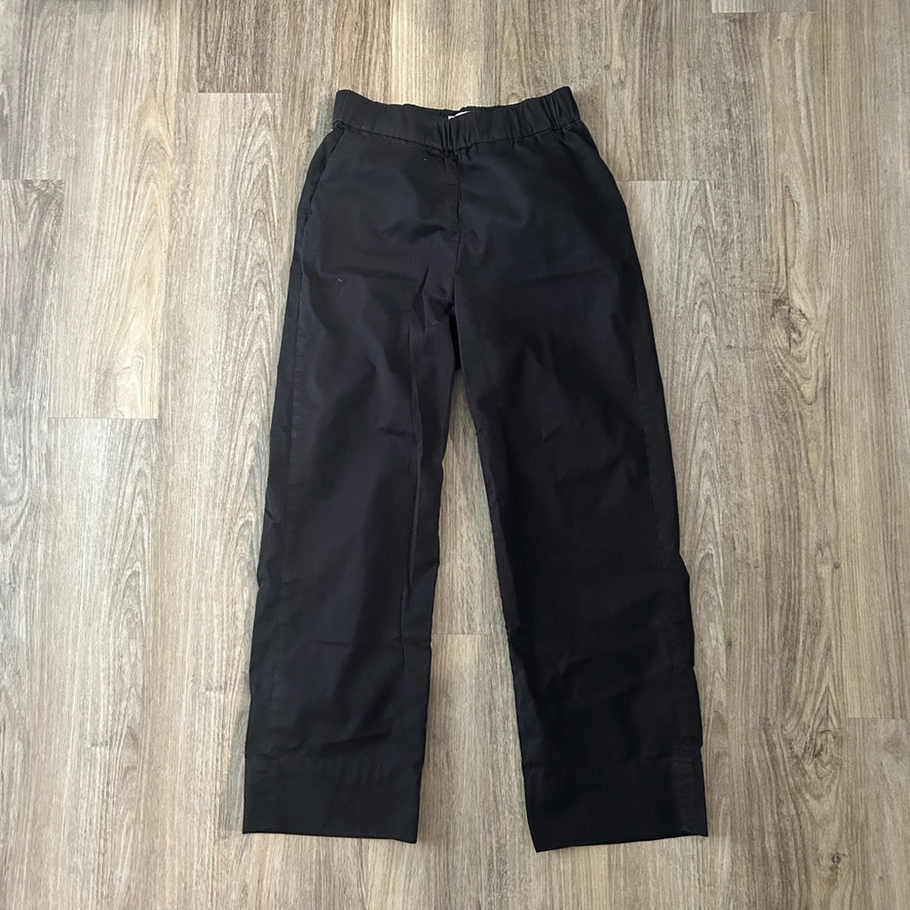 Everlane Black Dress Pants Straight-Leg Ankle Length
